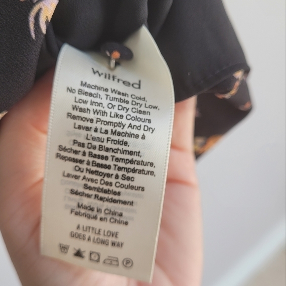 Wilfred Effet Mini Dress xs halter black - Picture 16 of 17